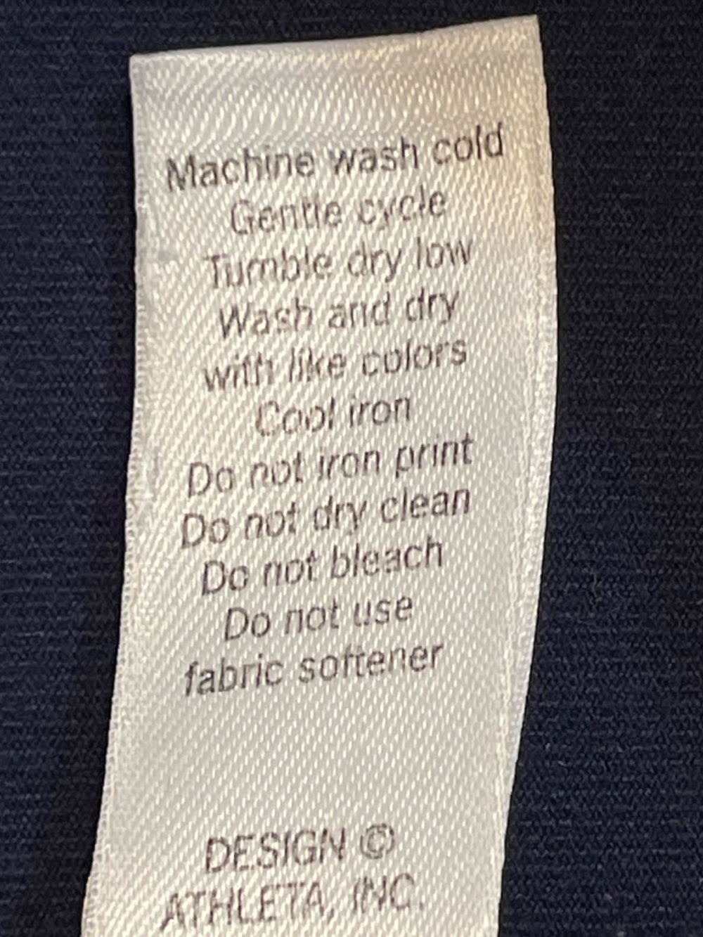 Athleta Women’s Navy High-Rise Athletic Leggings Size LP - Picture 10 of 11
